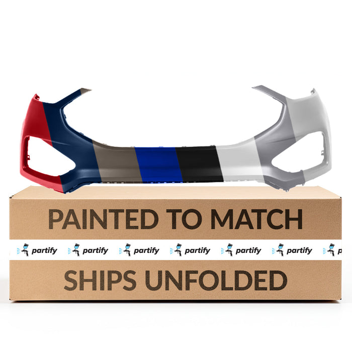 2019-2022 Ford Edge Front Bumper Without Sensor Holes - FO1014135-Partify-Painted-Replacement-Body-Parts