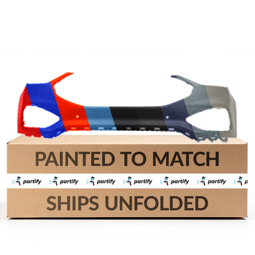 2019-2020 Ford Edge Front Bumper With 6 Sensor Holes - FO1014139-Partify-Painted-Replacement-Body-Parts