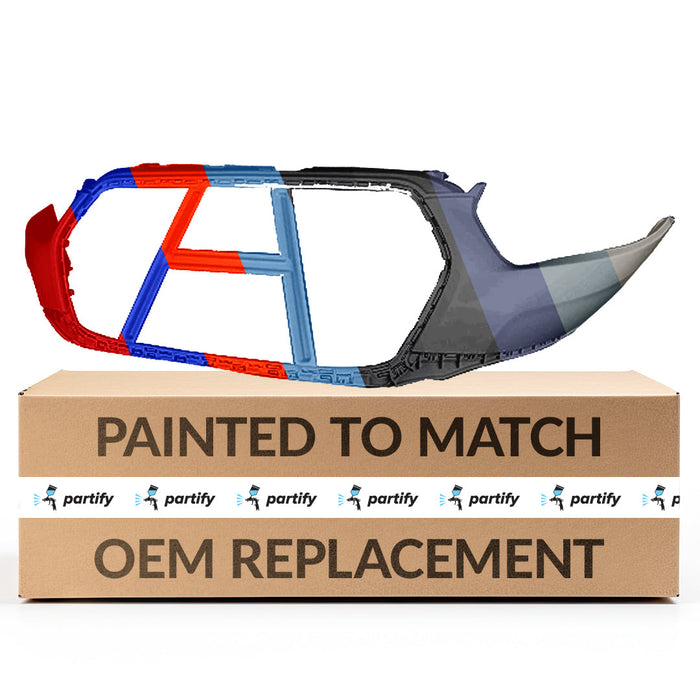 2020-2021 Ford Transit-150/Transit-250/Transit-350/Transit-350 HD Front Upper Bumper - FO1014150-Partify-Painted-Replacement-Body-Parts