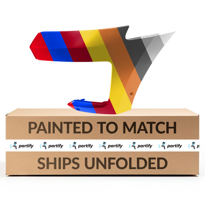 2022-2024 Ford Expedition Front CAPA Certified Passenger Side Bumper W/Park Distance Sensors W/O Parking Assist - FO1017104C-Partify-Painted-Replacement-Body-Parts