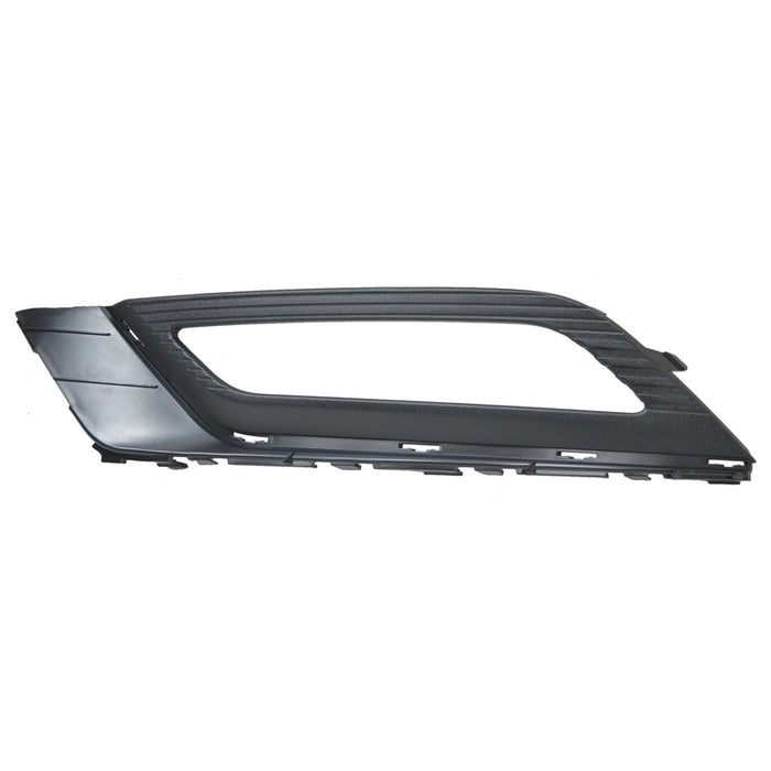 2017-2018 Ford Fusion Energi Platinum/Energi SE/Energi Titanium/Platinum Hybrid/S Hybrid/SE Hybrid/SE LUX Hybrid/Titanium Hybrid Front Driver Side Bumper Insert Fog Lamp Bezel W/Fog Lamps Low Gloss - FO1038167-Partify-Painted-Replacement-Body-Parts