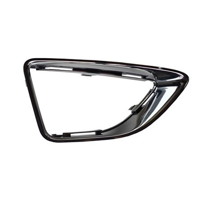 2011-2012 Ford Fusion Sport Front Passenger Side Bumper Insert Fog Lamp Opening Outer Molding - FO1039162-Partify-Painted-Replacement-Body-Parts