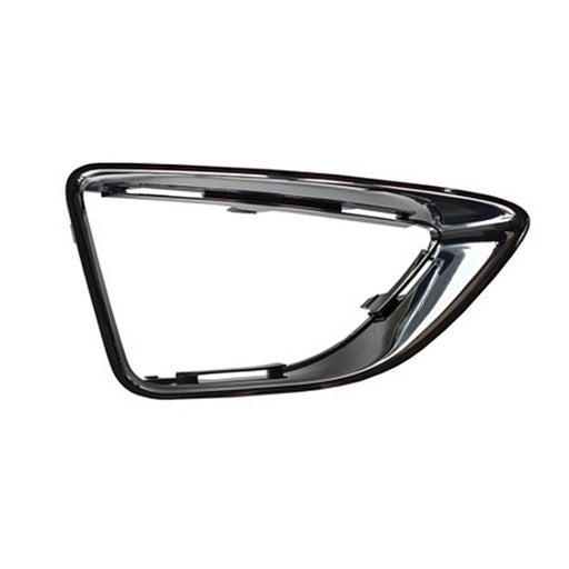 2011-2012 Ford Fusion Sport Front Passenger Side Bumper Insert Fog Lamp Opening Outer Molding - FO1039162-Partify-Painted-Replacement-Body-Parts