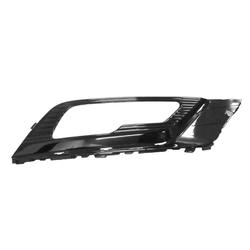 2017-2018 Ford Fusion Energi Platinum/Energi SE/Energi Titanium/Platinum Hybrid/S Hybrid/SE Hybrid/SE LUX Hybrid/Titanium Hybrid Front Passenger Side Bumper Insert Fog Lamp Bezel W/Fog Lamps High Gloss - FO1039168-Partify-Painted-Replacement-Body-Parts
