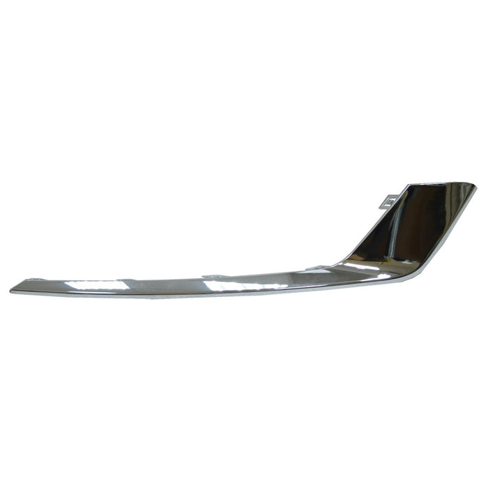 2017-2018 Ford Fusion Energi Platinum/Energi SE/Energi Titanium/Platinum Hybrid/S Hybrid/SE Hybrid/SE LUX Hybrid/Titanium Hybrid Front Passenger Side Bumper Insert Outer Grille Bezel Chrome - FO1039170-Partify-Painted-Replacement-Body-Parts