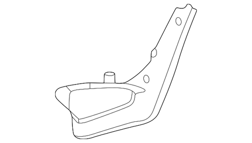 Ford Maverick Lower Deflector Front Bumper Molding - FO1046132