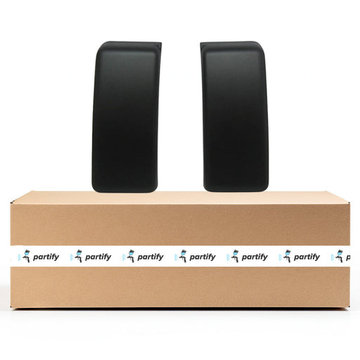 2009-2014 Ford F-150 CAPA Certified Front Bumper Guard Bumper Pad Set W/O License Plate Mount Textured - FO1053100-Partify-Painted-Replacement-Body-Parts