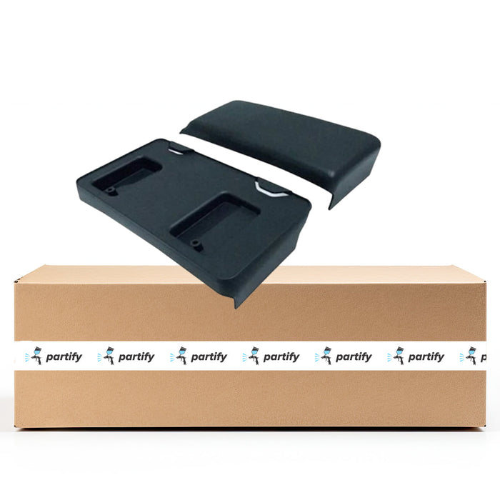 2011-2014 Ford F-150 CAPA Certified Front Bumper Guard Bumper Pad Set W/License Plate Mount 3.5L V6 Turbocharged - FO1053101-Partify-Painted-Replacement-Body-Parts