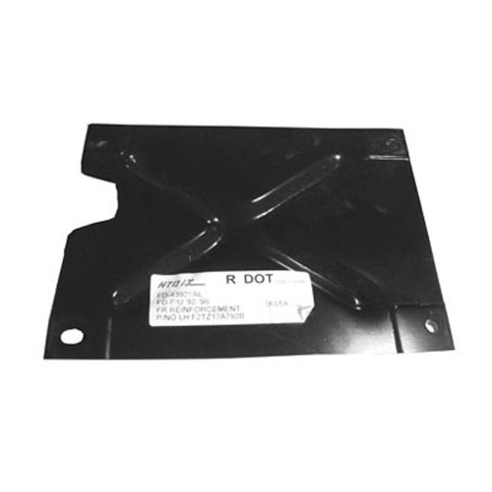 1992-1997 Ford Bronco/F-150 Front Driver Side Bumper Bracket Mounting Reinforcement - FO1066110-Partify-Painted-Replacement-Body-Parts