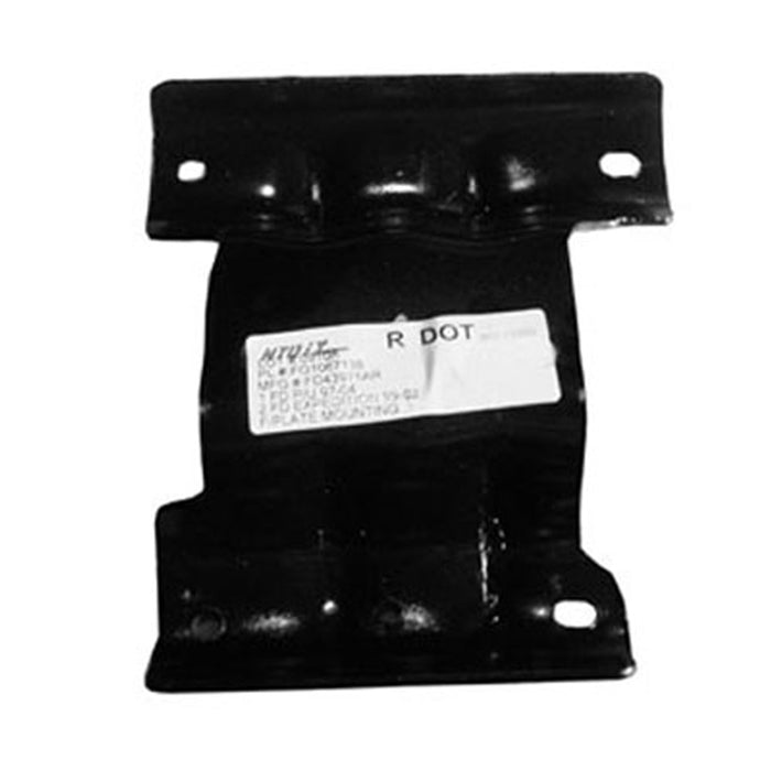 1999-2004 Ford Expedition/F-150/F-150 Heritage Front Passenger Side Bumper Bracket Mounting Plate - FO1067138-Partify-Painted-Replacement-Body-Parts