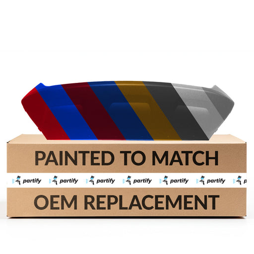 2017-2019 Ford Escape CAPA Certified Front Bumper Valance W/O Sport Appearance Pkg Carbon - FO1095264-Partify-Painted-Replacement-Body-Parts