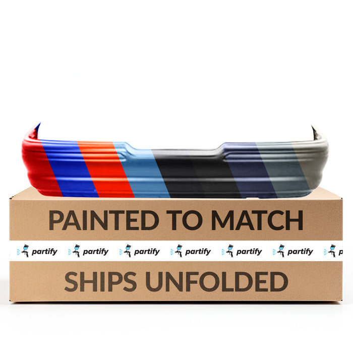 1991-1996 Ford Escort GT/GT Equippe CAPA Certified Rear Bumper W/Cayman Pkg 2 Door Hatchback - FO1100212-Partify-Painted-Replacement-Body-Parts