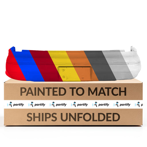 1995-1996 Lincoln Mark VIII Rear Bumper W/Bright Molding - FO1100251-Partify-Painted-Replacement-Body-Parts