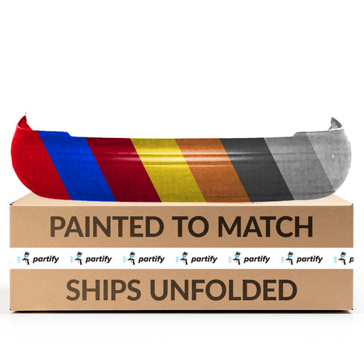 1995-1997 Ford Contour Rear Bumper W/Integral Impact Strip - FO1100258-Partify-Painted-Replacement-Body-Parts