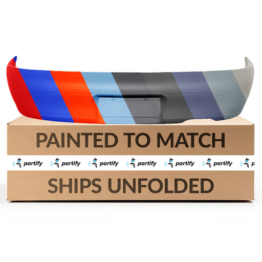 1997-2002 Ford Escort Sedan Non-ZX2 Rear Bumper - FO1100264-Partify-Painted-Replacement-Body-Parts