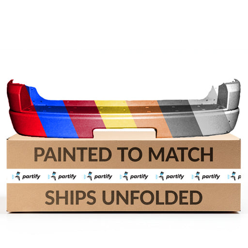 2002 Ford Explorer Rear Bumper Without Sensor Holes - FO1100332-Partify-Painted-Replacement-Body-Parts