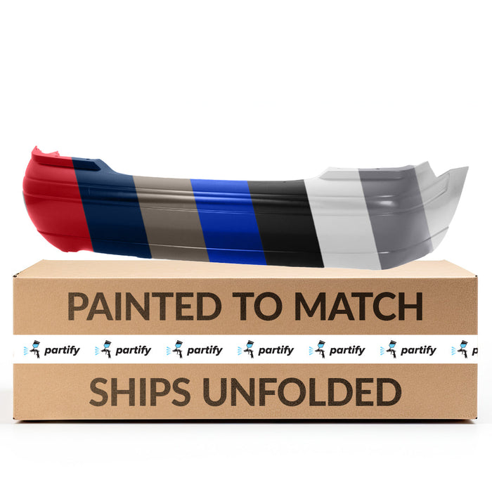 2000-2002 Ford Focus CAPA Certified Rear Bumper Matte 4 Door Sedan - FO1100335-Partify-Painted-Replacement-Body-Parts