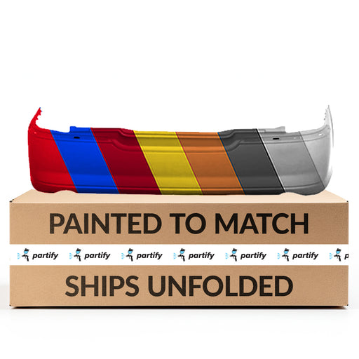 2003-2005 Lincoln LS Rear Bumper W/O Backup Sensor - FO1100351-Partify-Painted-Replacement-Body-Parts