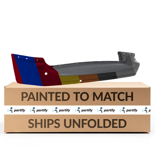 1999-2003 Ford Windstar Limited/SE/SE Sport/SEL Rear Bumper W/Sepate Inserts W/Backup Sensor Predrilled For Backup Sensor - FO1100357-Partify-Painted-Replacement-Body-Parts