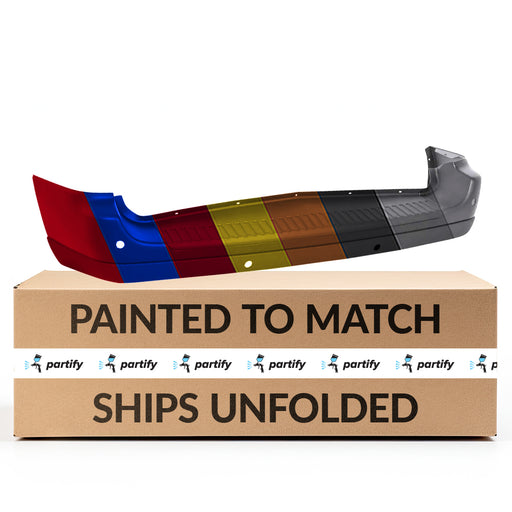 2001-2003 Ford Windstar SE/SE Sport CAPA Certified Rear Bumper W/Backup Sensor Predrilled For Backup Sensor - FO1100358-Partify-Painted-Replacement-Body-Parts