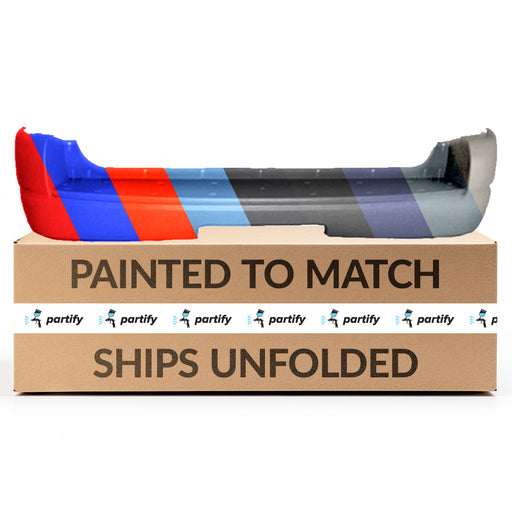 2004-2005 Ford Explorer Rear Bumper Without Sensor Holes - FO1100363-Partify-Painted-Replacement-Body-Parts