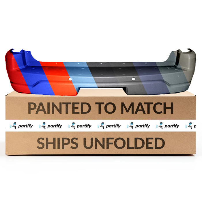 2002-2004 Ford Explorer Rear Bumper Without Sensor Holes - FO1100378-Partify-Painted-Replacement-Body-Parts