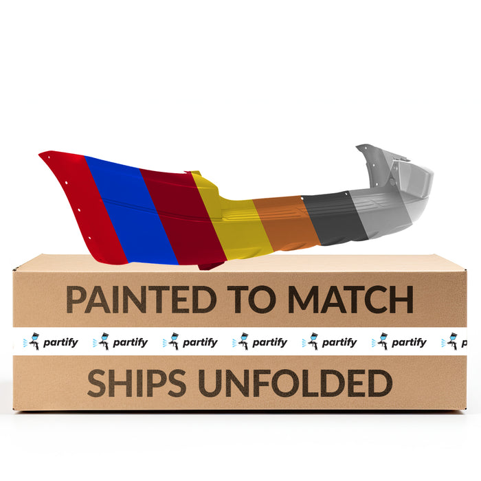 2003-2004 Ford Escape CAPA Certified Rear Bumper W/Lip Molding W/O Sensor W/O Tow - FO1100605-Partify-Painted-Replacement-Body-Parts