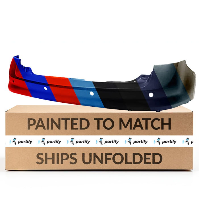 2007-2010 Ford Edge CAPA Certified Rear Upper Bumper With Sensor Holes - FO1100616C-Partify-Painted-Replacement-Body-Parts