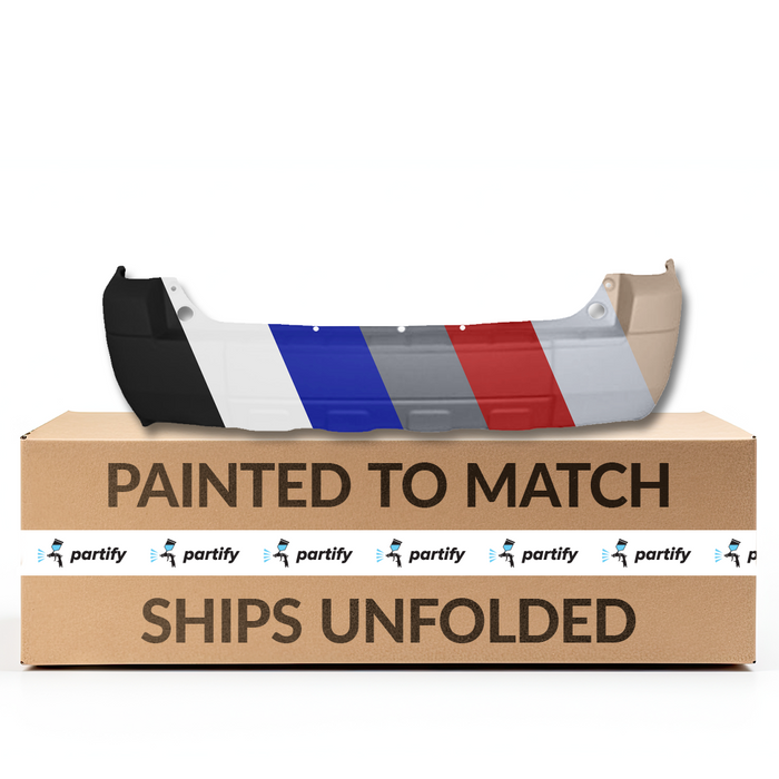 2005-2007 Ford Escape CAPA Certified Rear Bumper W/O No Boundries Pkg W/O Appearance Pkg Xlt W/Hitch - FO1100635-Partify-Painted-Replacement-Body-Parts