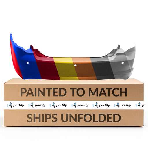 2010-2012 Ford Fusion Hybrid/S/SE/SEL/Sport Rear Bumper W/Rear Object Sensor - FO1100648-Partify-Painted-Replacement-Body-Parts