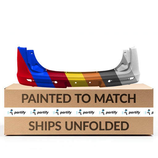 2010-2019 Lincoln MKT Rear Bumper W/O Reverse Sensing System - FO1100655-Partify-Painted-Replacement-Body-Parts