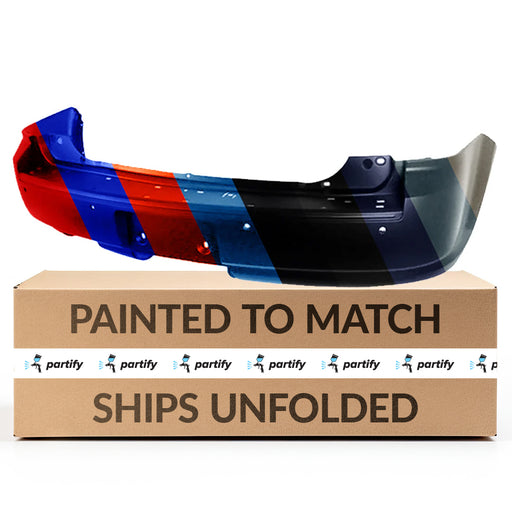 2010-2012 Ford Flex Rear Bumper With Sensor Holes & With Tow Hitch - FO1100659-Partify-Painted-Replacement-Body-Parts