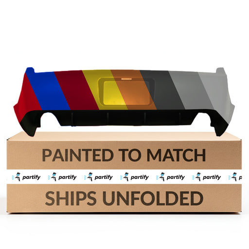 2007-2009 Ford Mustang Premium/GT Dual Exhaust Rear Bumper - FO1100660-Partify-Painted-Replacement-Body-Parts