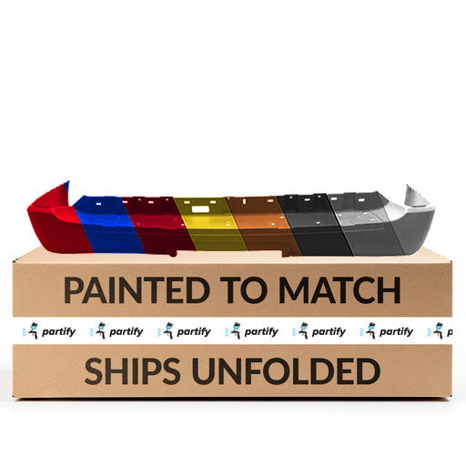 2003 Ford Expedition CAPA Certified Rear Bumper W/O Rear Object Sensor Cover Only W/O Center Support Platinum - FO1100668-Partify-Painted-Replacement-Body-Parts