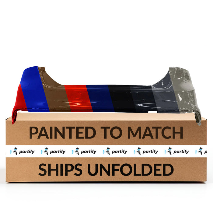 2012-2014 Ford Focus Hatchback Rear Bumper - FO1100676-Partify-Painted-Replacement-Body-Parts