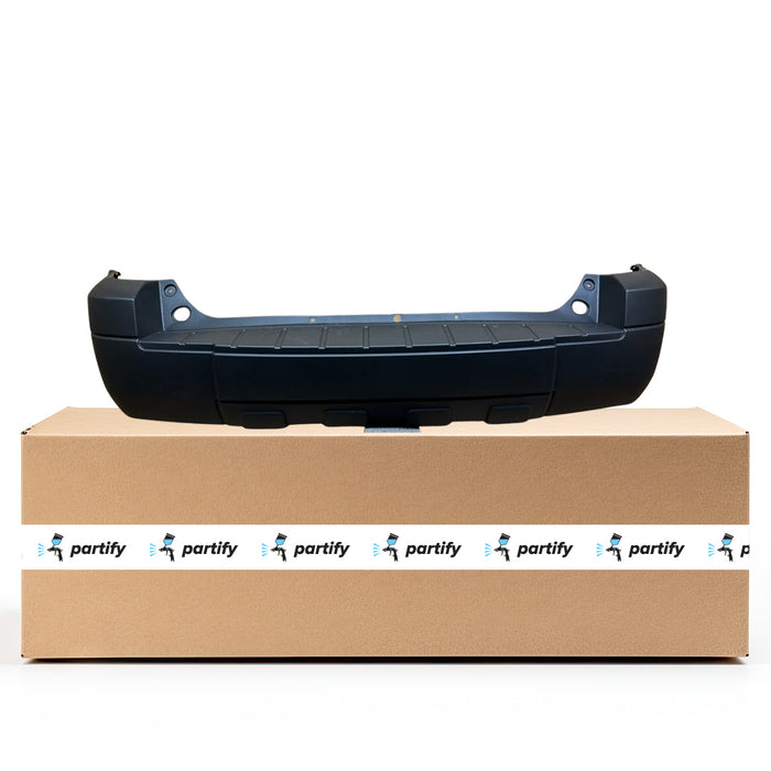 2005-2007 Ford Escape XLS/XLT/XLT Deportivo/XLT No Boundaries/XLT Sport CAPA Certified Rear Bumper W/O No Boundries Pkg W/Flares W/Tow Textured - FO1100682-Partify-Painted-Replacement-Body-Parts