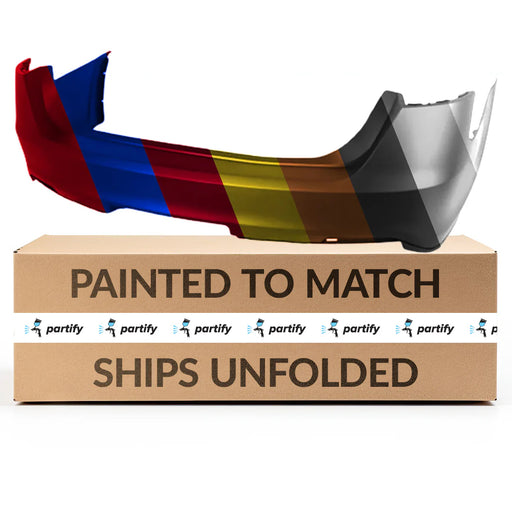 2013-2019 Ford Taurus Rear Bumper Without Sensor Holes - FO1100684-Partify-Painted-Replacement-Body-Parts