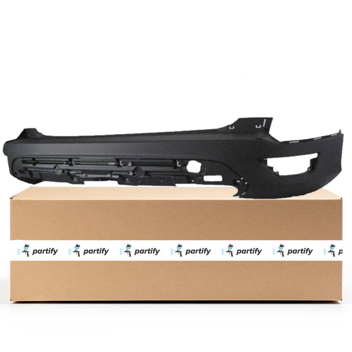 2013-2016 Ford Escape CAPA Certified Rear Bumper W/O Rear Object Sensors Textured - FO1100690-Partify-Painted-Replacement-Body-Parts