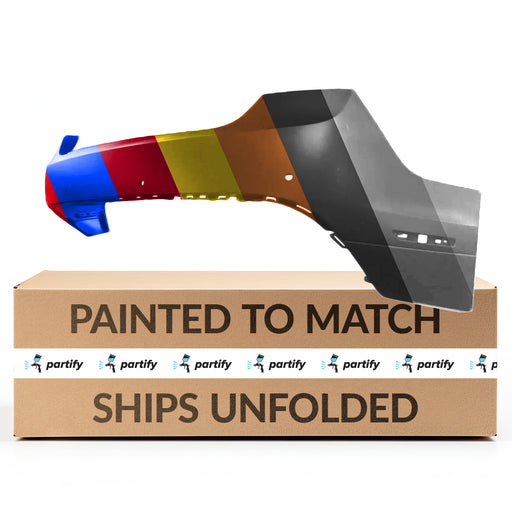 2013-2020 Lincoln MKZ Base/Black Label/Black Label Hybrid/Elite/High/Hybrid/Premiere/Premiere Hybrid/Reserve/Reserve Hybrid/Reserve I/Reserve I Hybrid/Reserve II/Reserve II Hybrid/Select/Select Hybrid Rear Bumper W/Rear Object Sensors W/O Active Park Assist 4 Sensor Holes - FO1100699-Partify-Painted-Replacement-Body-Parts