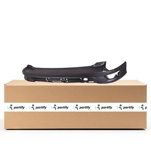 2017-2019 Ford Escape CAPA Certified Rear Bumper W/O Active Park Assist W/O Rear Parking Aid Textured - FO1100717-Partify-Painted-Replacement-Body-Parts