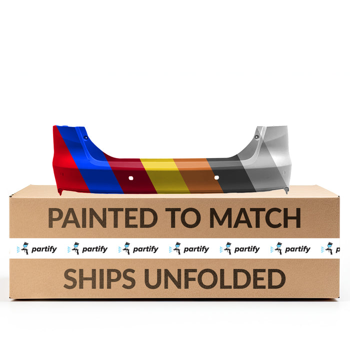 2015-2017 Ford Focus Rear Bumper W/Pre-drilled Sensor Holes Hatchback/Sedan - FO1100728-Partify-Painted-Replacement-Body-Parts