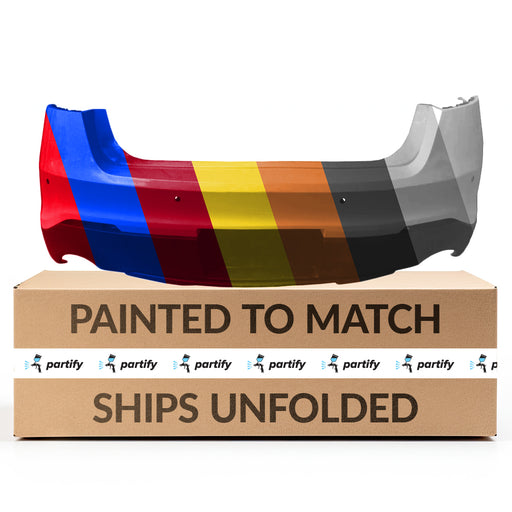 2013-2019 Ford Police Interceptor Sedan/Taurus CAPA Certified Rear Bumper - FO1100739-Partify-Painted-Replacement-Body-Parts
