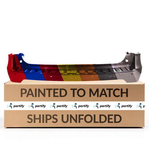 2018-2021 Ford Expedition Rear Bumper Without Sensor Holes - FO1100740-Partify-Painted-Replacement-Body-Parts