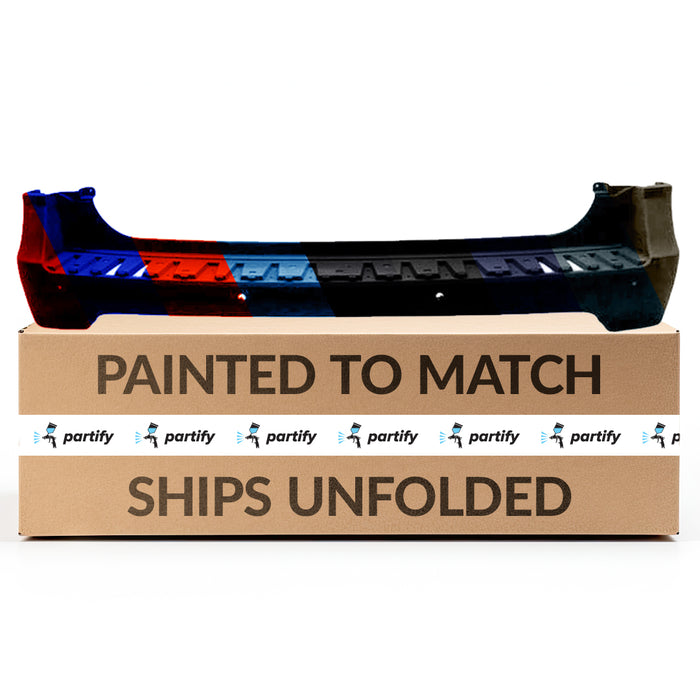 2018-2021 Ford Expedition Rear Bumper With Park Assist Sensor Holes & With Auto Park Holes - FO1100744-Partify-Painted-Replacement-Body-Parts