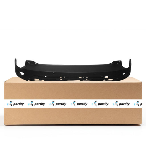 2017-2019 Ford Escape CAPA Certified Rear Bumper W/O Active Park Assist W/Rear Parking Aid Textured 4 Cyl 1.5L Turbocharged - FO1100753-Partify-Painted-Replacement-Body-Parts