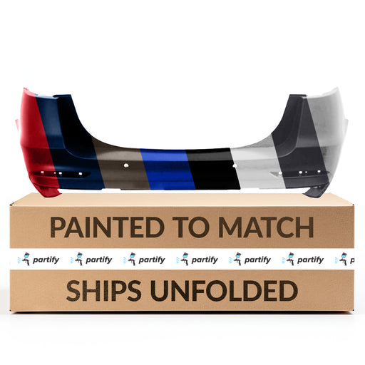 2019-2020 Ford Fusion Rear Bumper With 4 Sensor Holes - FO1100756-Partify-Painted-Replacement-Body-Parts