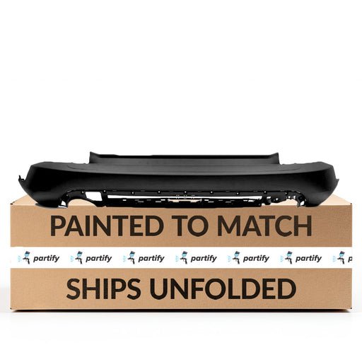 2020-2024 Ford Escape Active/Base/SE Hybrid/SE Limited Hybrid/SE Plug-In Hybrid/SE Sport Hybrid/SEL Hybrid/SEL Plug-In Hybrid/Titanium Hybrid/Titanium Plug-In Hybrid CAPA Certified Rear Bumper W/O Towing Pkg W/O Park Distance Sensors - FO1100758-Partify-Painted-Replacement-Body-Parts