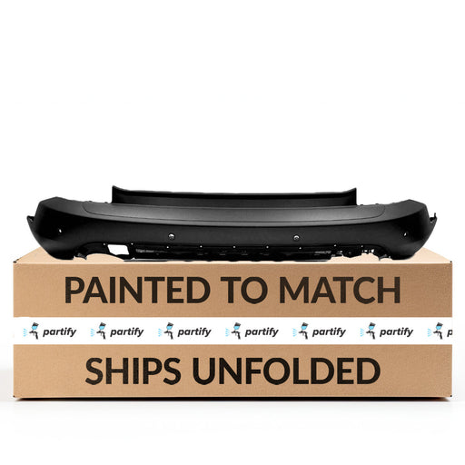 2020-2024 Ford Escape Active/Base/SE Hybrid/SE Limited Hybrid/SE Plug-In Hybrid/SE Sport Hybrid/SEL Hybrid/SEL Plug-In Hybrid/Titanium Hybrid/Titanium Plug-In Hybrid CAPA Certified Rear Bumper W/O Towing Pkg W/Park Distance Sensors - FO1100759-Partify-Painted-Replacement-Body-Parts