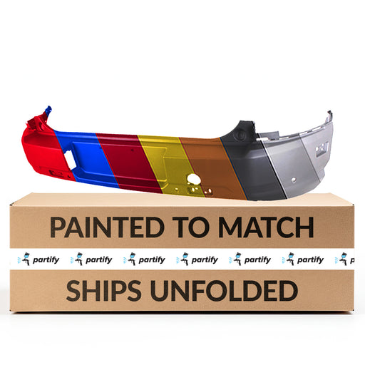 2021-2024 Ford Bronco Sport Badlands CAPA Certified Rear Bumper W/Park Distance Sensors W/O Towing Hitch - FO1100764-Partify-Painted-Replacement-Body-Parts