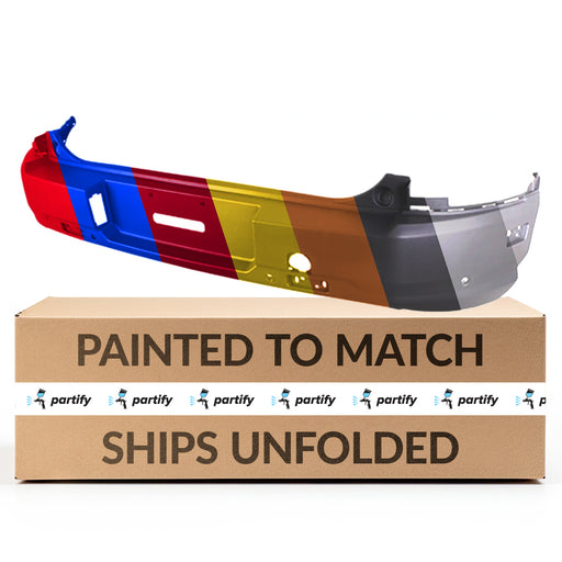 2021-2024 Ford Bronco Sport Outer Banks Rear Bumper W/Park Distance Sensors W/Towing Hitch W/License Hole - FO1100767-Partify-Painted-Replacement-Body-Parts